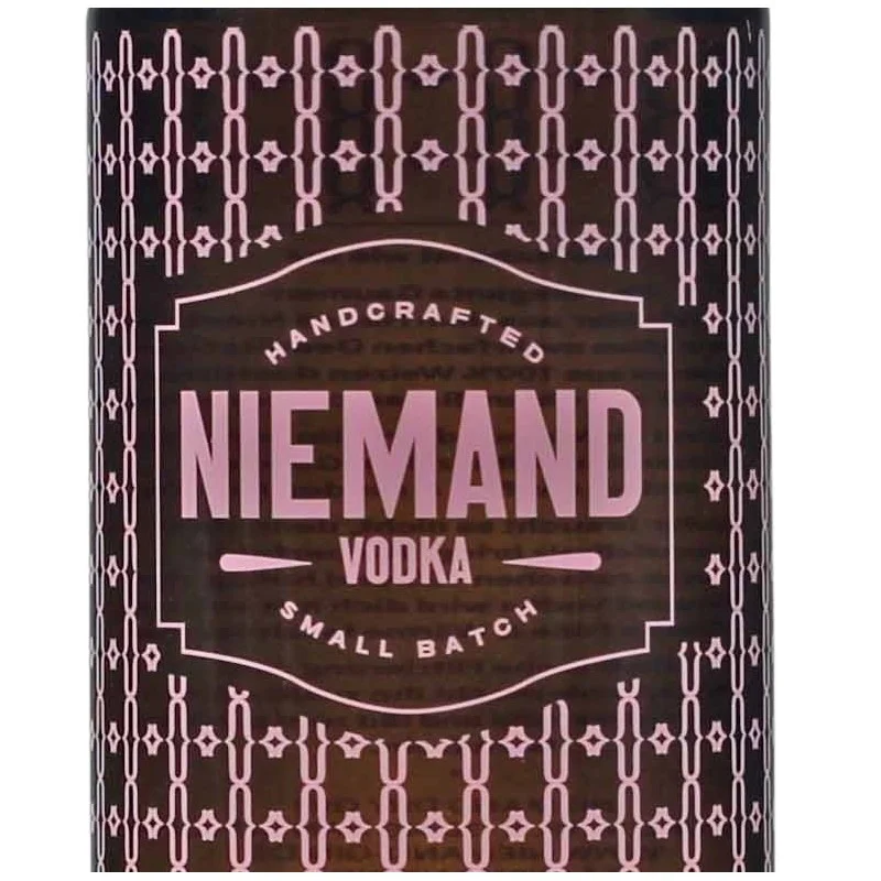 Niemand Vodka 0,5 L 37,5% vol Niemand Vodka 0,5 L 37,5% vol