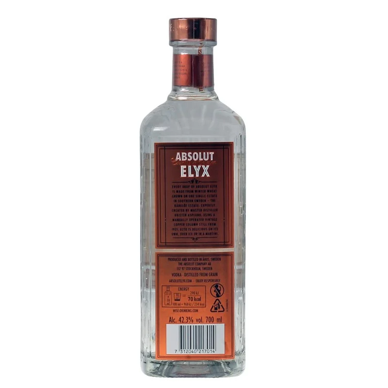 Absolut Vodka Elyx 0,7 L 42,3% vol