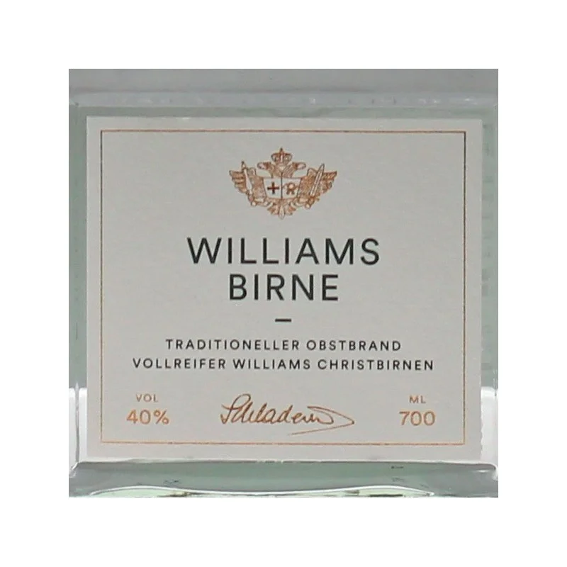 Schladerer Williamsbirne 0,7 Ltr. 40%