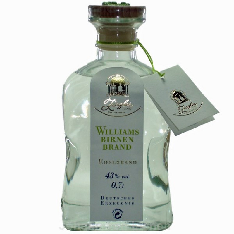 Ziegler Williams Birnen Brand 0,7 L 43%vol Ziegler Williams Birnen Brand 0,7 L 43%vol