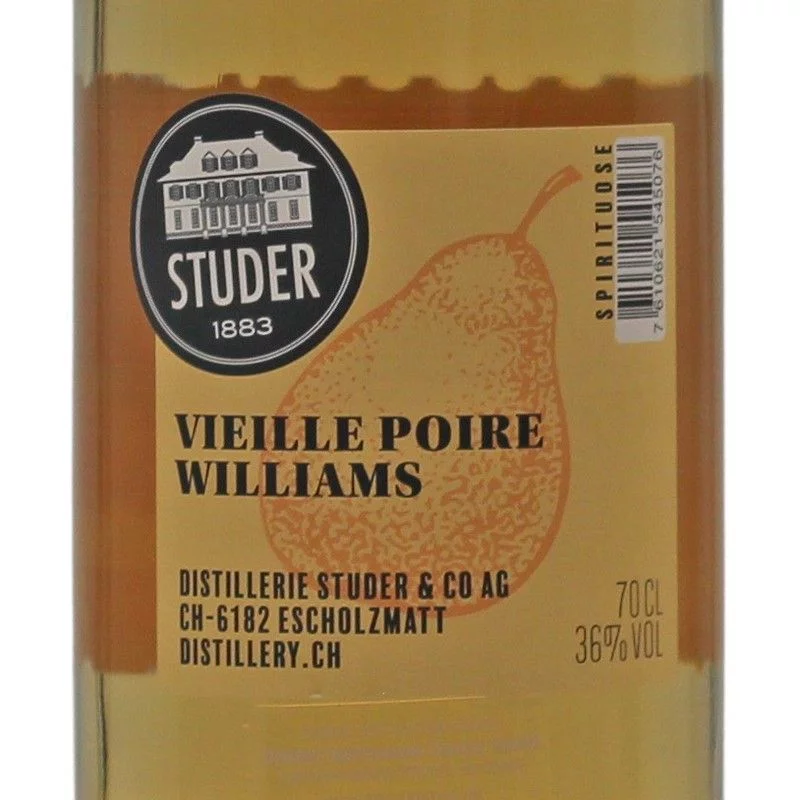 Studer Vieille Poire Williams 0,7 L 36% vol