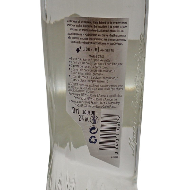 Marie Brizard Anisette Likör 0,7 L 25% vol Marie Brizard Anisette Likör 0,7 L 25% vol