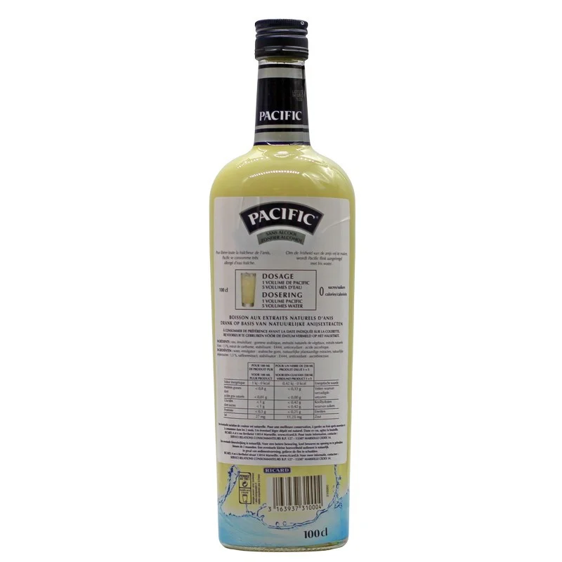 Ricard Pacific Pastis alkoholfrei 1 L 0% vol Ricard Pacific Pastis alkoholfrei 1 L 0% vol