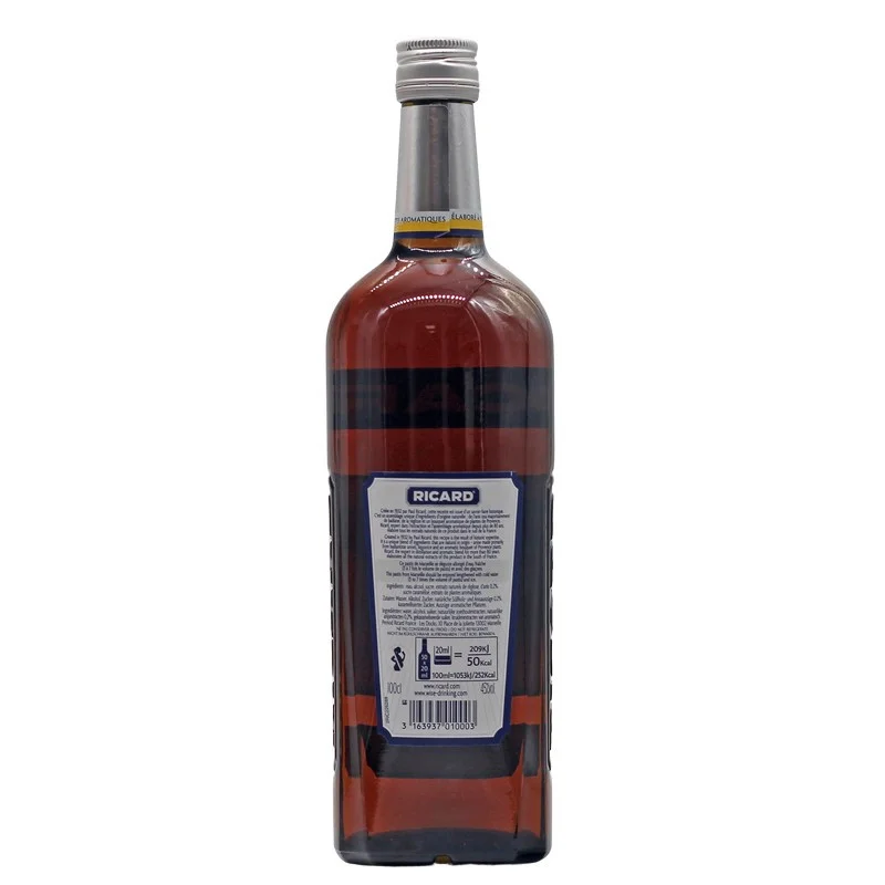 Ricard Pastis de Marseille 1 Liter 45% vol Ricard Pastis de Marseille 1 Liter 45% vol