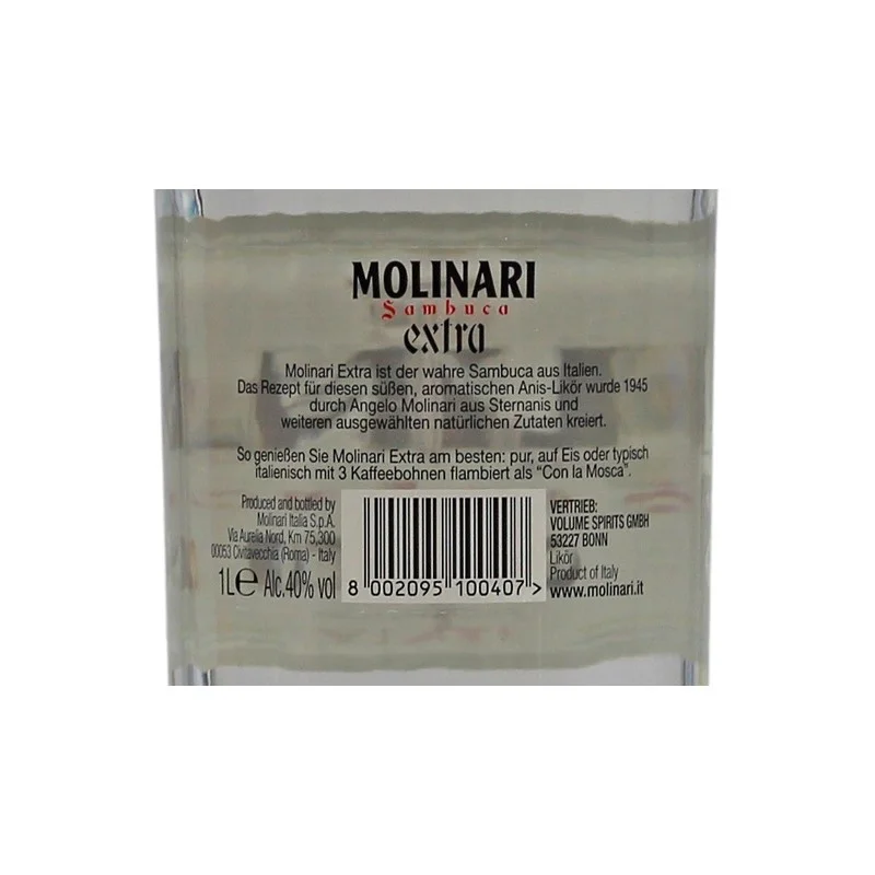 Molinari Sambuca extra 1 L 40% vol