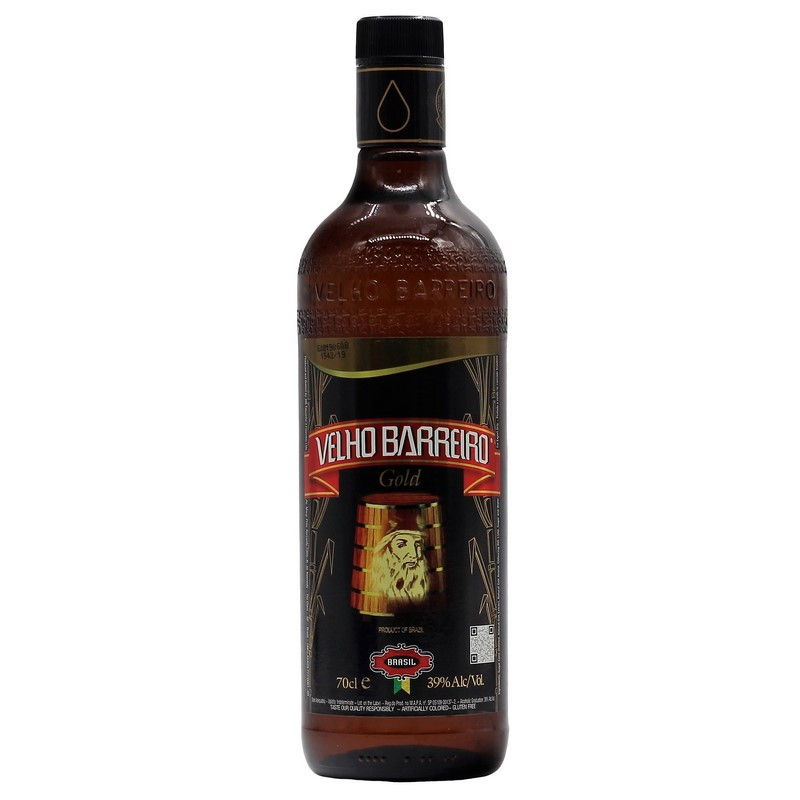 Velho Barreiro Gold Cachaca 0,7 L 39%vol Velho Barreiro Gold Cachaca 0,7 L 39%vol