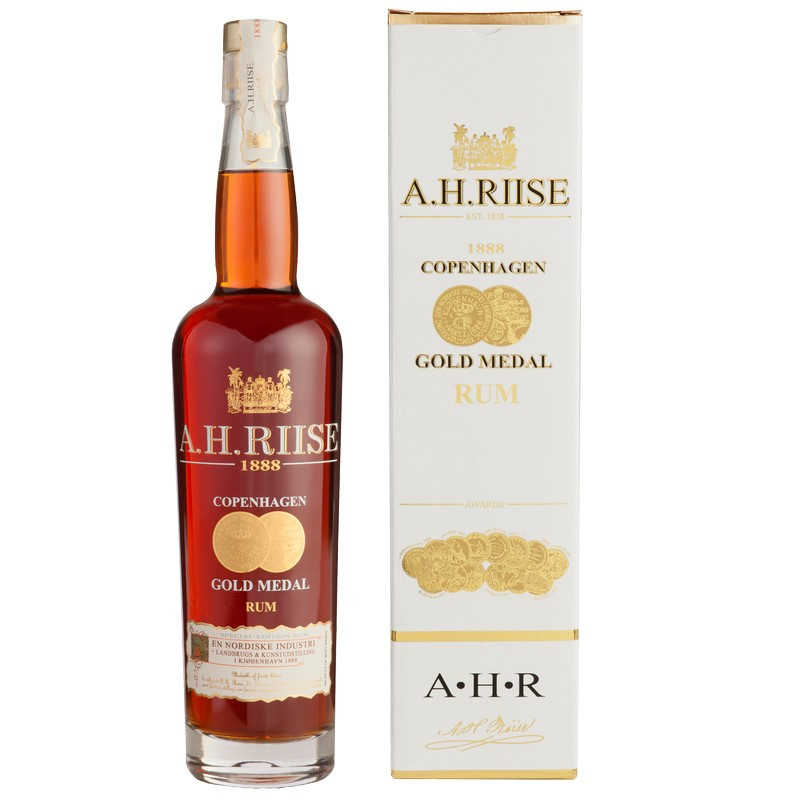 A. H. Riise 1888 Gold Medal Rum 0,7 L 40%vol A. H. Riise 1888 Gold Medal Rum 0,7 L 40%vol
