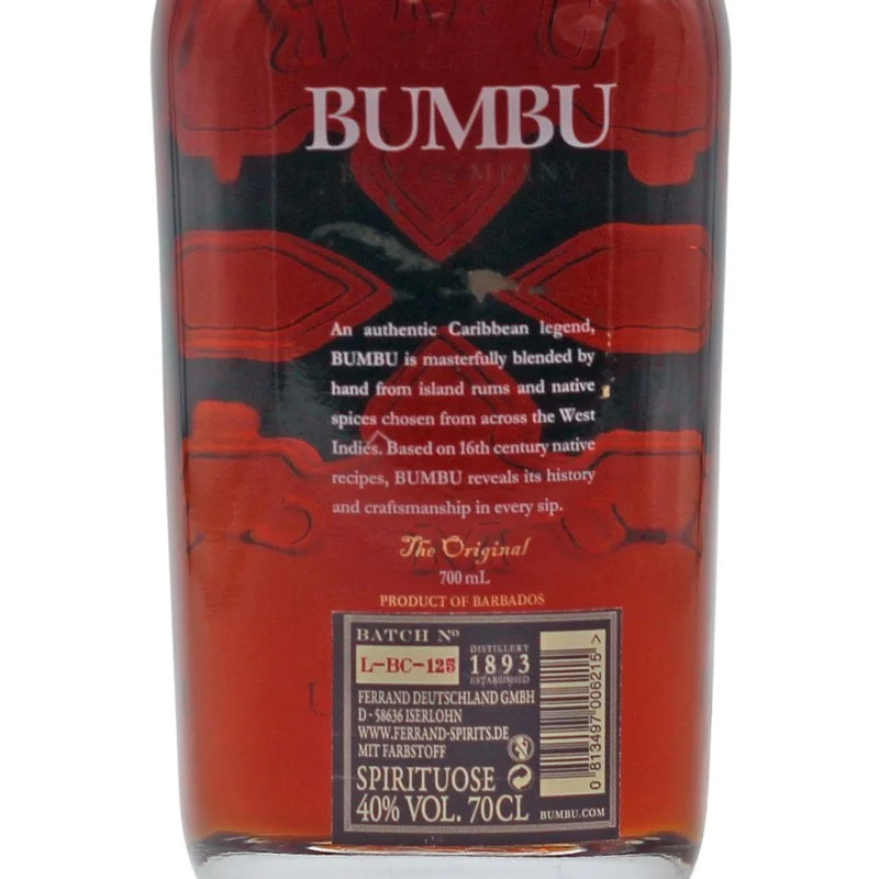 Bumbu The Original 0,7 L 40% vol Bumbu The Original 0,7 L 40% vol