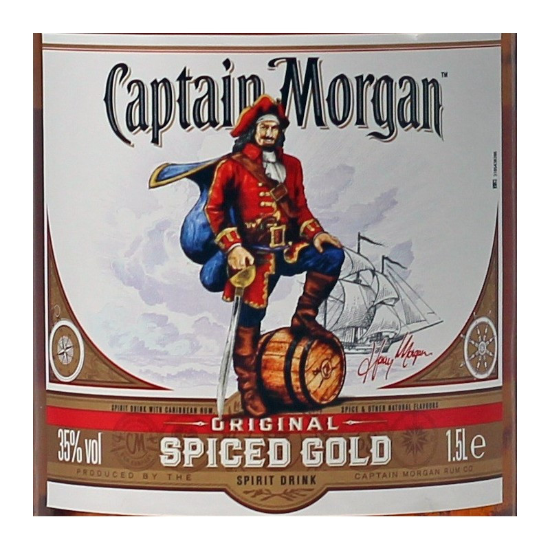 Captain Morgan Spiced Gold 1,5 Liter 35% vol Captain Morgan Spiced Gold 1,5 Liter 35% vol