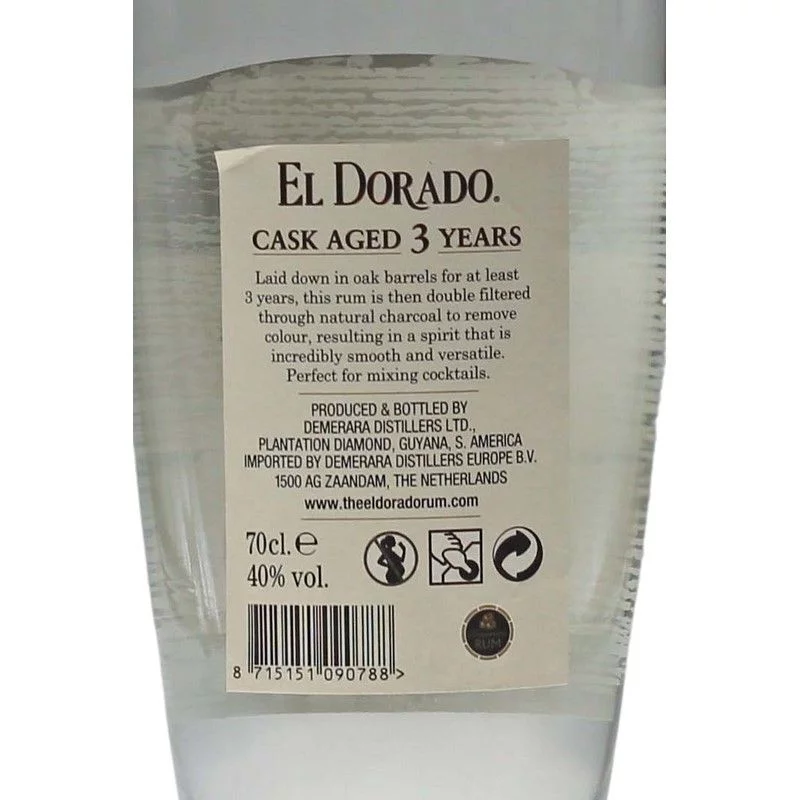 El Dorado Rum 3 Jahre 0,7 L 40% vol