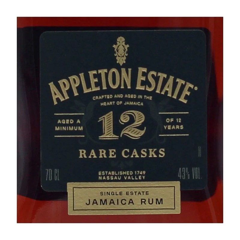 Appleton Estate 12 Years Jamaica Rum 0,7 L 43% vol Appleton Estate 12 Years Jamaica Rum 0,7 L 43% vol