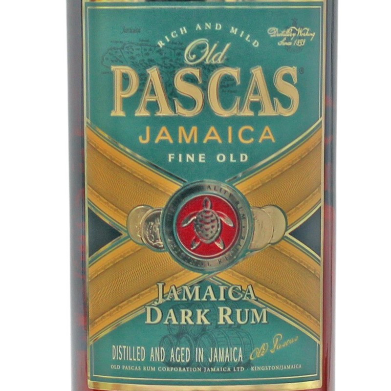Old Pascas Jamaica Dark Rum 1 L 40% vol Old Pascas Jamaica Dark Rum 1 L 40% vol