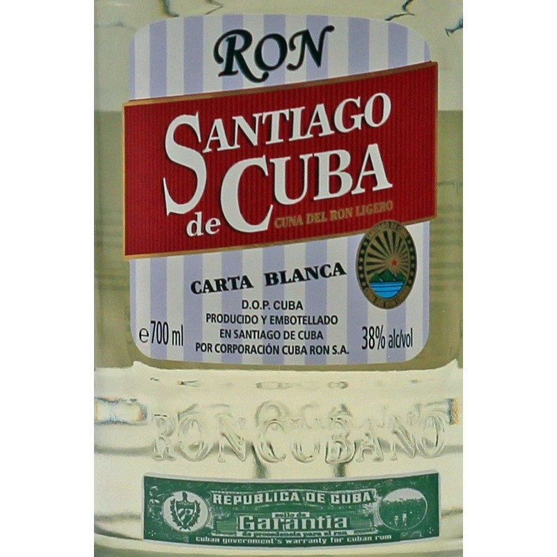 Santiago de Cuba Carta Blanca 0,7 L 38% vol
