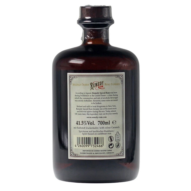 Remedy Spiced Rum 0,7 L 41,5% vol