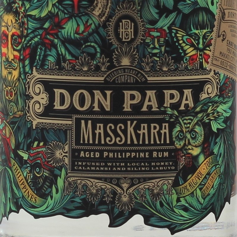 Don Papa Masskara Rum 0,7 L 40% vol Don Papa Masskara Rum 0,7 L 40% vol