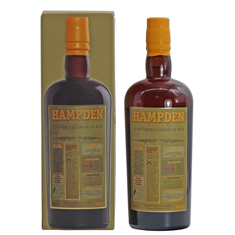 Hampden Estate Pure Single Jamaican Rum 0,7 L 46% vol Hampden Estate Pure Single Jamaican Rum 0,7 L 46% vol