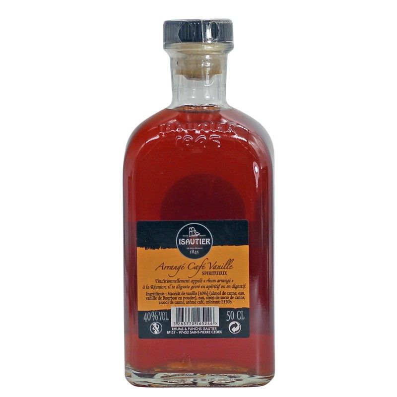 Isautier Arrange Cafe Vanille 0,5 L 40% vol Isautier Arrange Cafe Vanille 0,5 L 40% vol