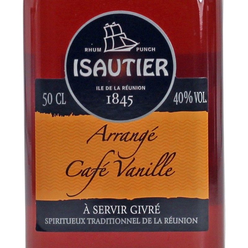 Isautier Arrange Cafe Vanille 0,5 L 40% vol Isautier Arrange Cafe Vanille 0,5 L 40% vol