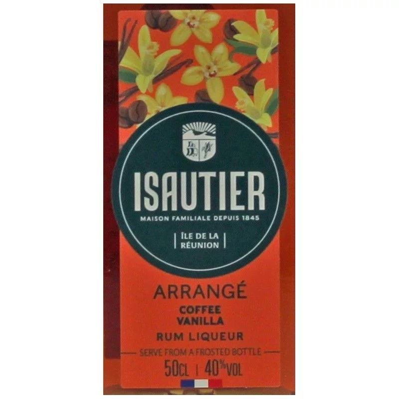 Isautier Arrange Coffee Vanilla 0,5 L 40% vol