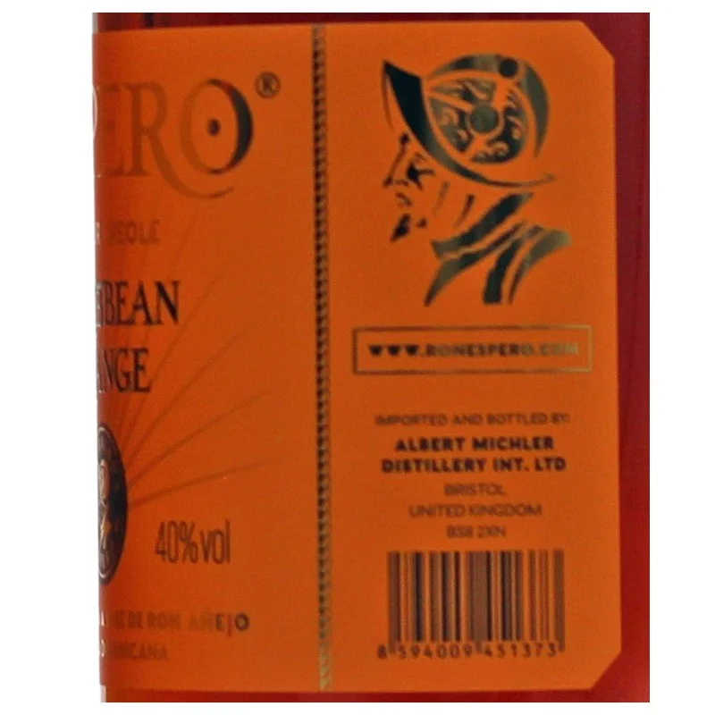 Ron Espero Creole Caribbean Orange Rum 0,7 L 40% vol