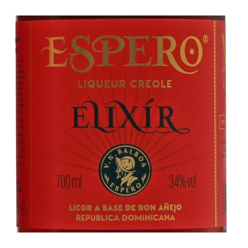 Ron Espero Elixir 0,7 L 34% vol Ron Espero Elixir 0,7 L 34% vol