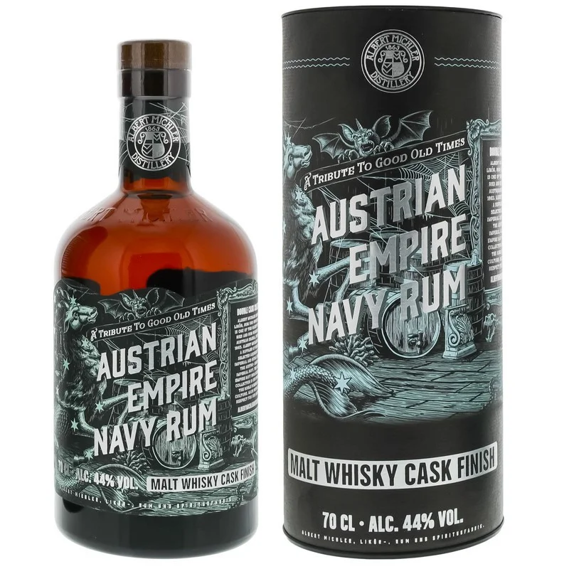 Austrian Empire Navy Rum Malt Whisky Cask Finish 0,7 L 44% vol Austrian Empire Navy Rum Malt Whisky Cask Finish 0,7 L 44% vol