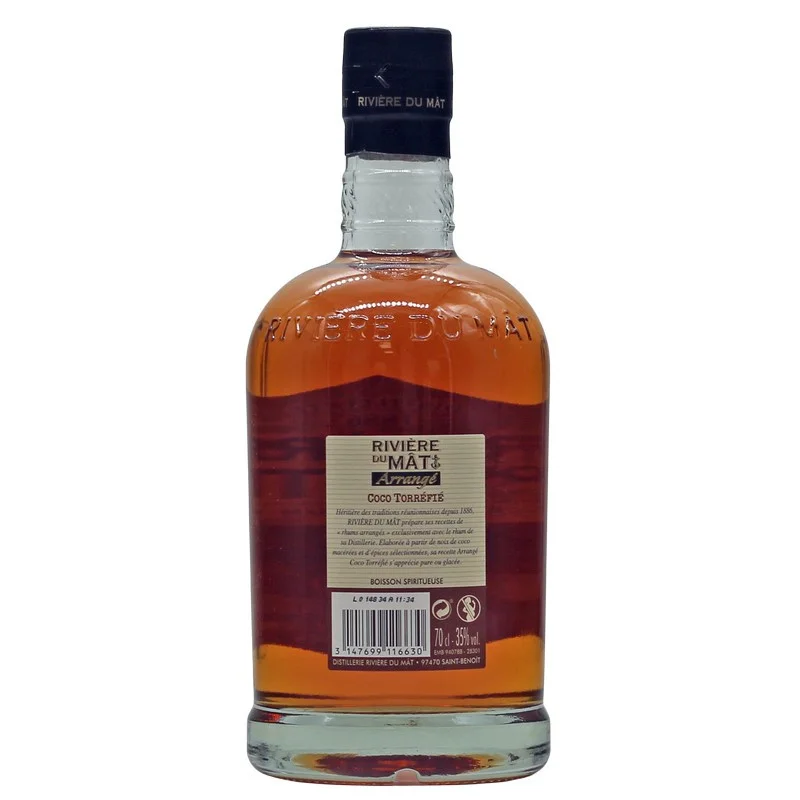 Rivière du Mât Arrangé Rhum Coco Torréfié 0,7 L 35% vol