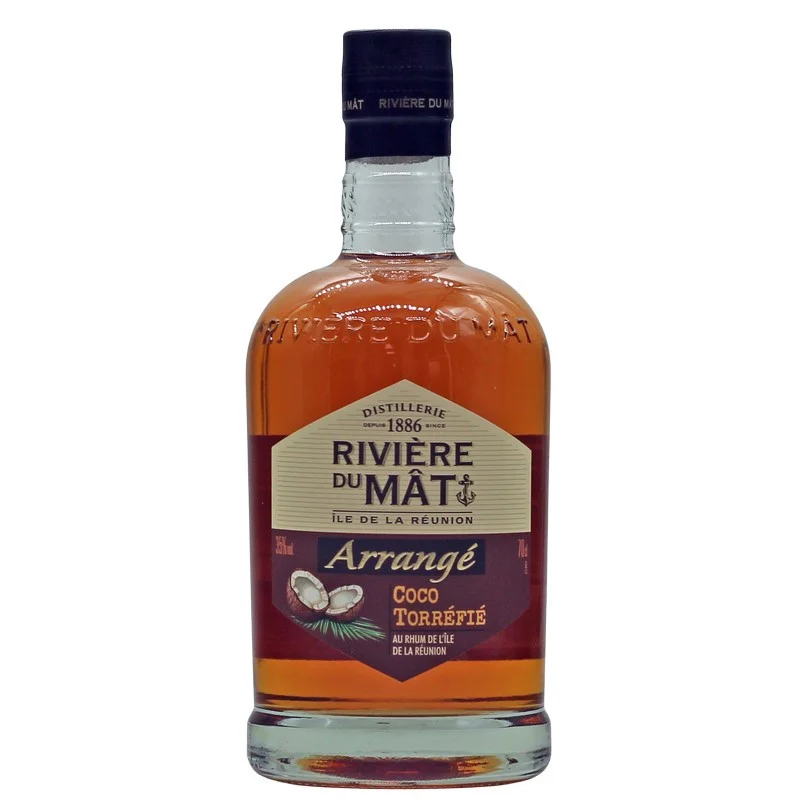 Rivière du Mât Arrangé Rhum Coco Torréfié 0,7 L 35% vol