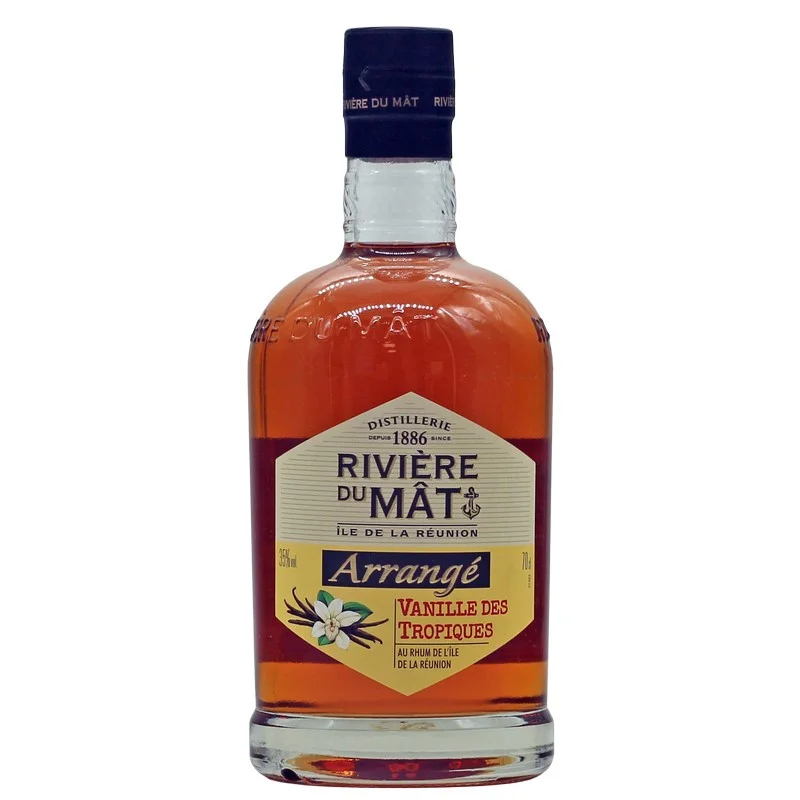 Rivière du Mât Arrangé Rhum Vanille des Tropiques 0,7L 35%