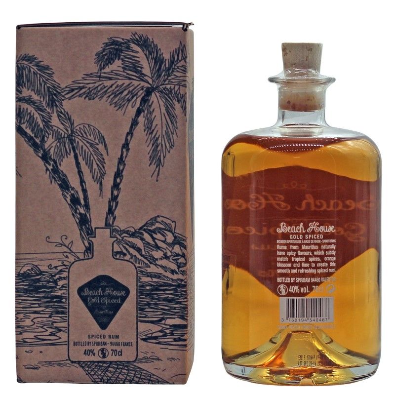 Beach House Gold Spiced 0,7 L 40% vol Beach House Gold Spiced 0,7 L 40% vol