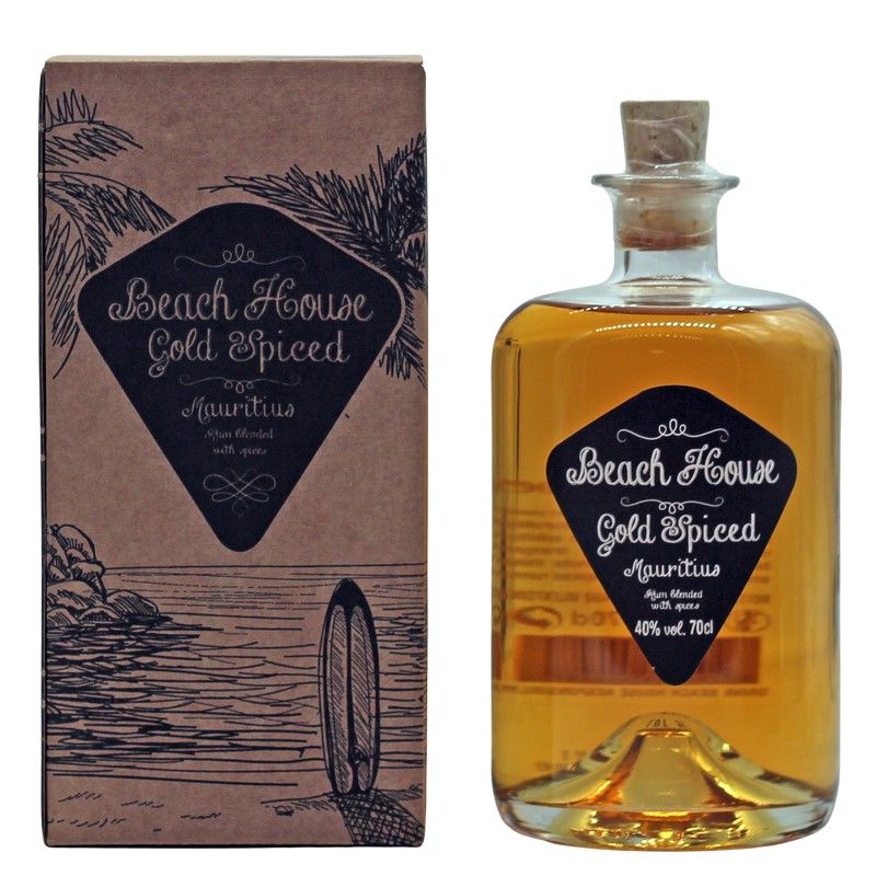 Beach House Gold Spiced 0,7 L 40% vol Beach House Gold Spiced 0,7 L 40% vol