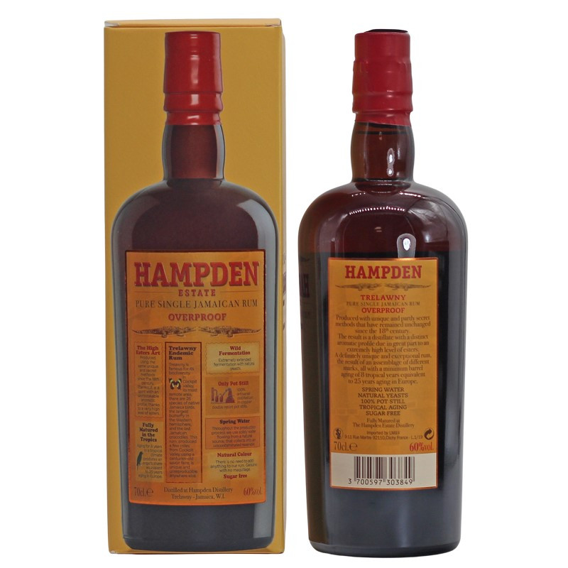 Hampden Estate Overproof 0,7 L 60% vol Hampden Estate Overproof 0,7 L 60% vol