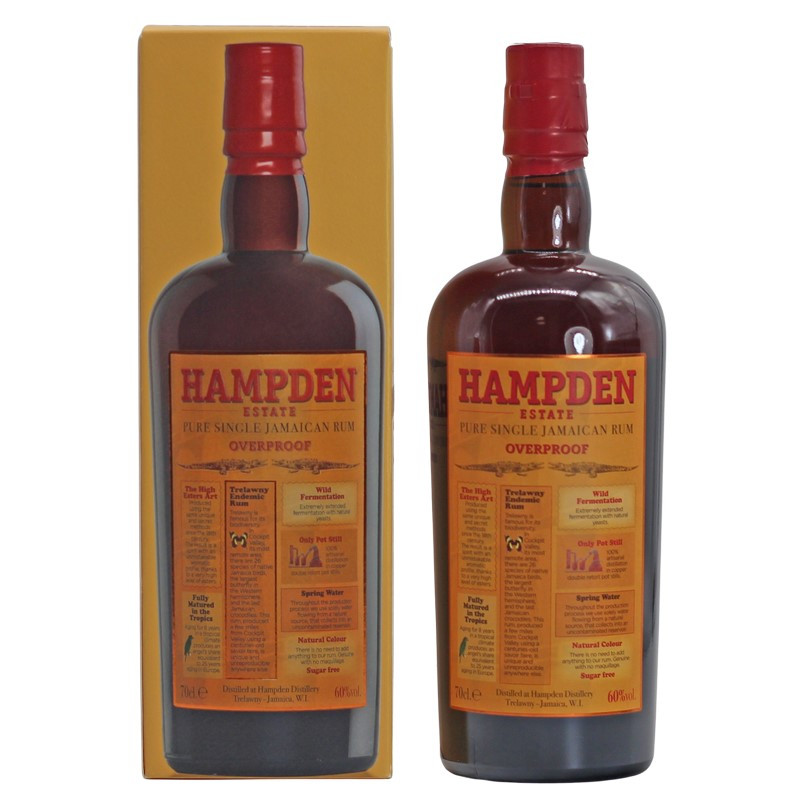 Hampden Estate Overproof 0,7 L 60% vol Hampden Estate Overproof 0,7 L 60% vol