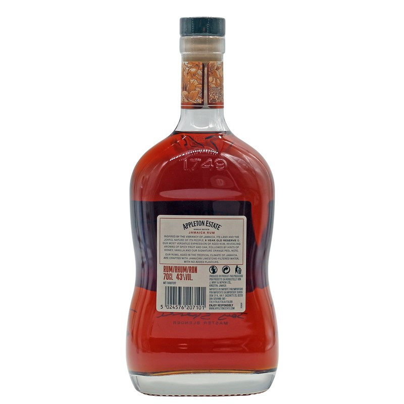 Appleton Estate 8 Jahre Reserve Rum 0,7 L 43% vol