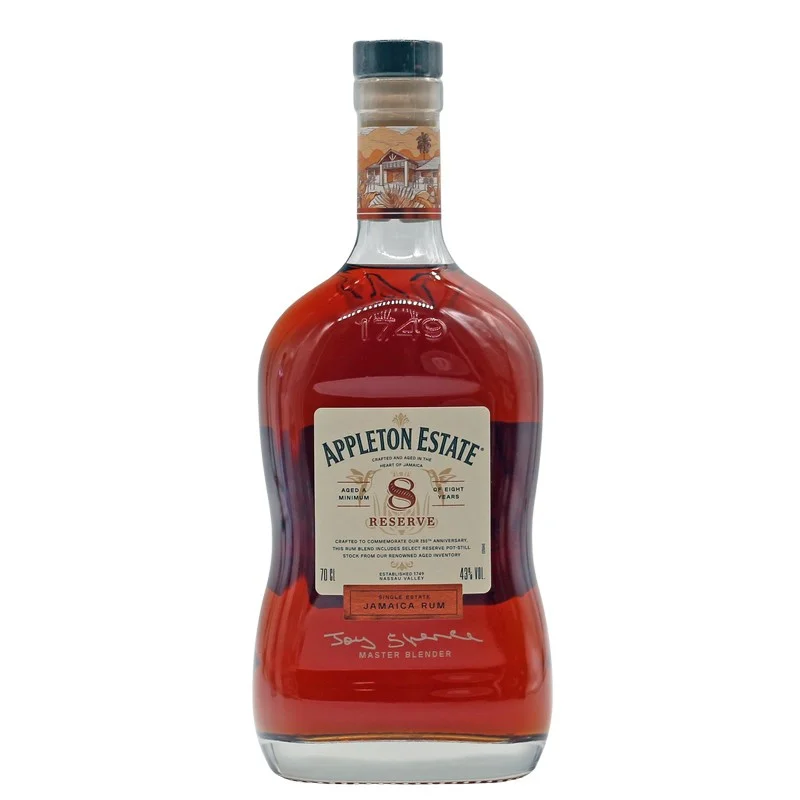 Appleton Estate 8 Jahre Reserve Rum 0,7 L 43% vol Appleton Estate 8 Jahre Reserve Rum 0,7 L 43% vol