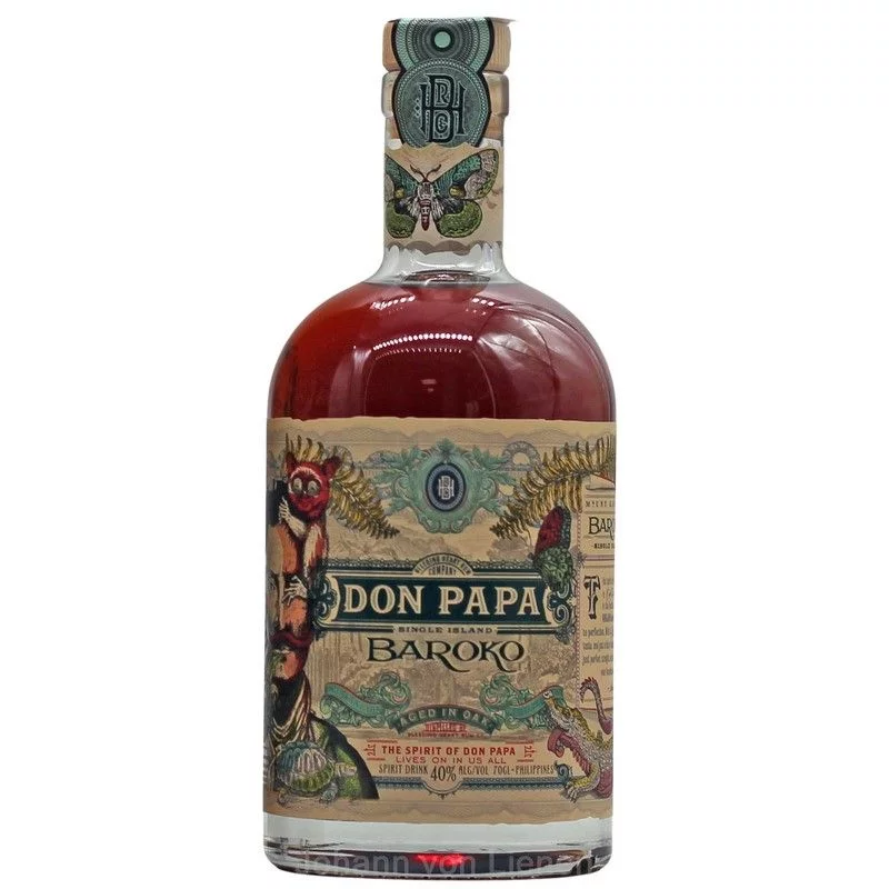 Don Papa Baroko Rum Spirit Drink 0,7 L 40 % vol