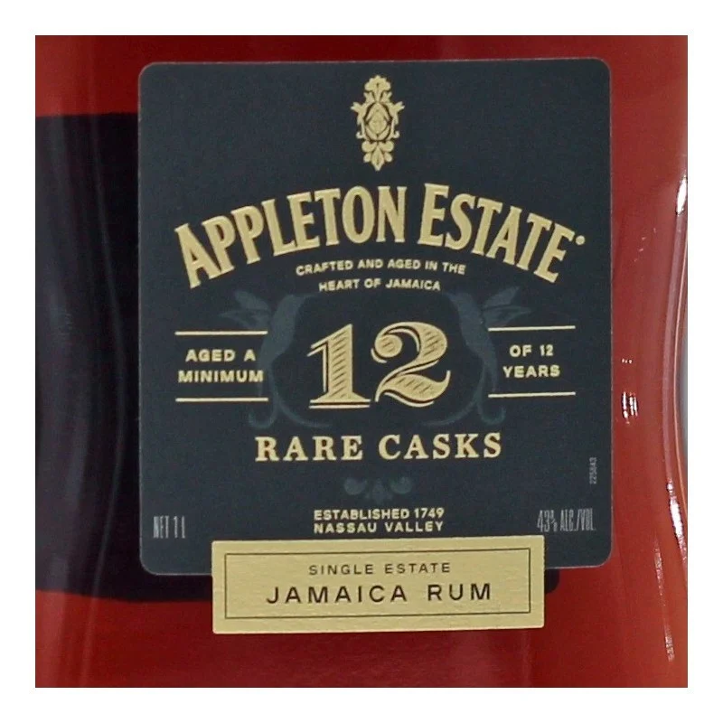 Appleton Estate Rare Cask Rum 12 Jahre 1 L 43 % vol Appleton Estate Rare Cask Rum 12 Jahre 1 L 43 % vol