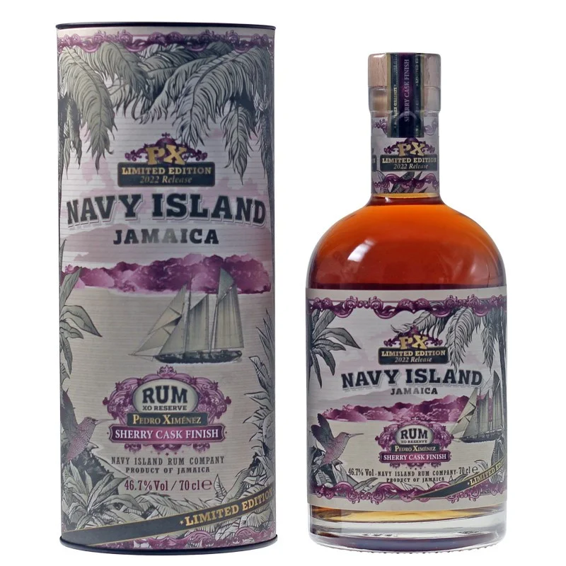Navy Island PX Sherry Cask Finish Jamaica Rum 0,7 L 46,7%vol Navy Island PX Sherry Cask Finish Jamaica Rum 0,7 L 46,7%vol