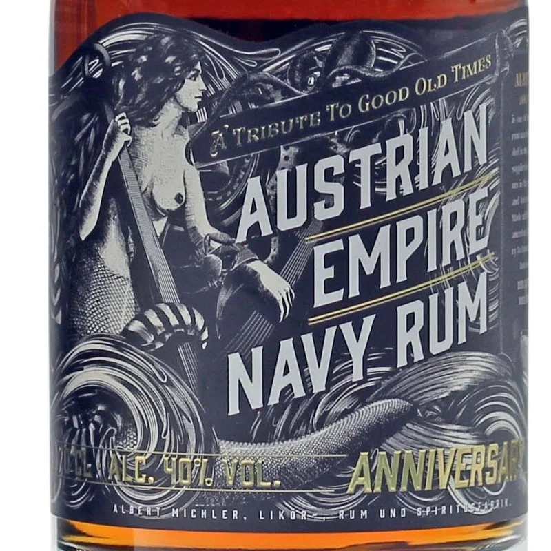 Austrian Empire Navy Rum Anniversary 0,7 L 40% vol Austrian Empire Navy Rum Anniversary 0,7 L 40% vol