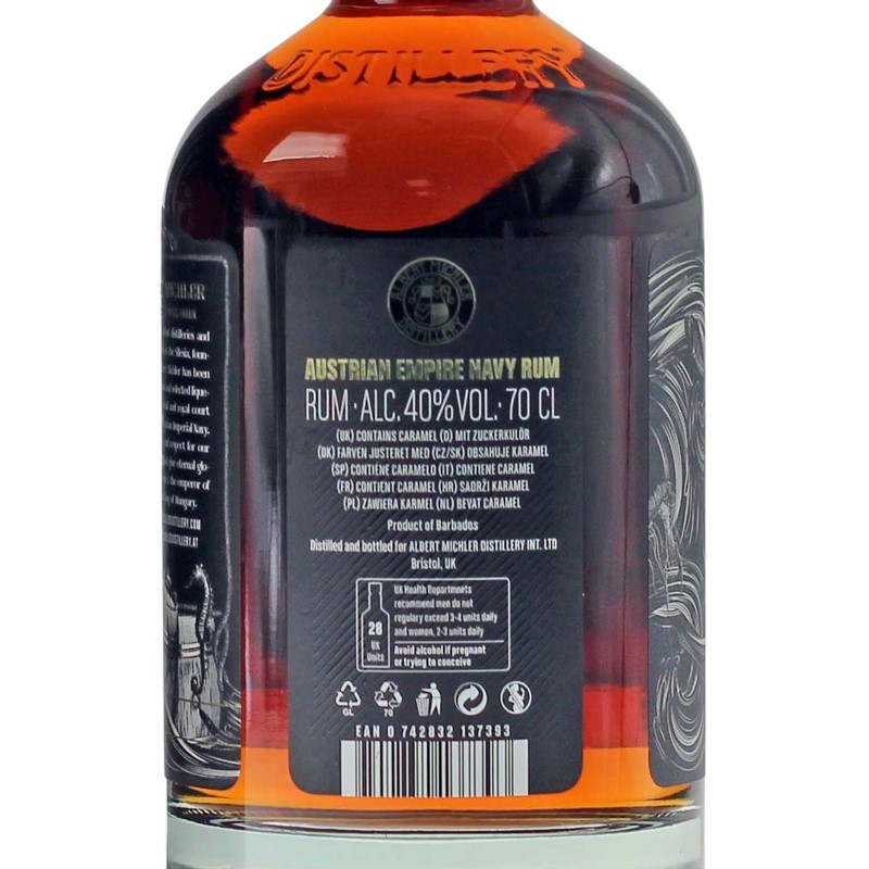 Austrian Empire Navy Rum Anniversary 0,7 L 40% vol Austrian Empire Navy Rum Anniversary 0,7 L 40% vol