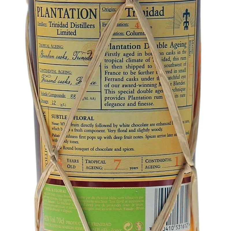 Plantation 8 Jahre Trinidad Special Edition 0,7 L 42% vol Plantation 8 Jahre Trinidad Special Edition 0,7 L 42% vol