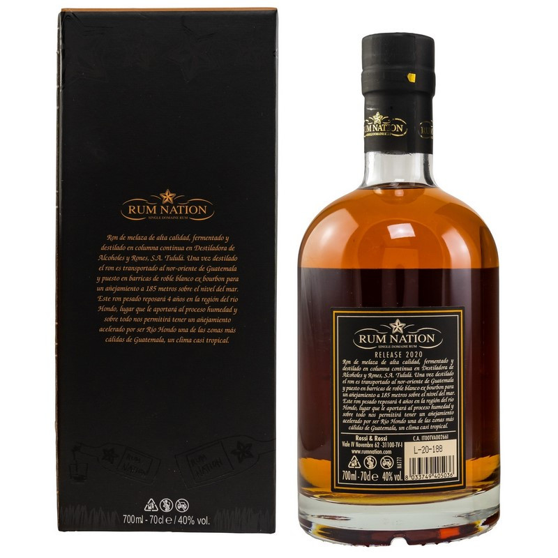 Rum Nation Guatemala Gran Reserva 0,7 L 40% vol