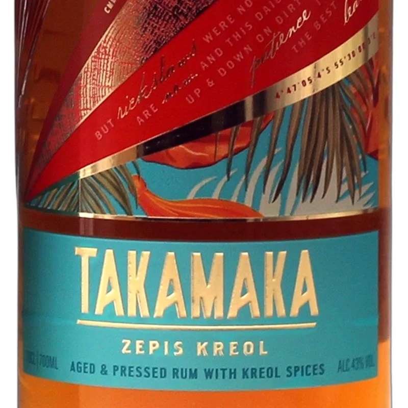 Takamaka St. Andre Zepis Kreol Rum 0,7 L 43% vol Takamaka St. Andre Zepis Kreol Rum 0,7 L 43% vol