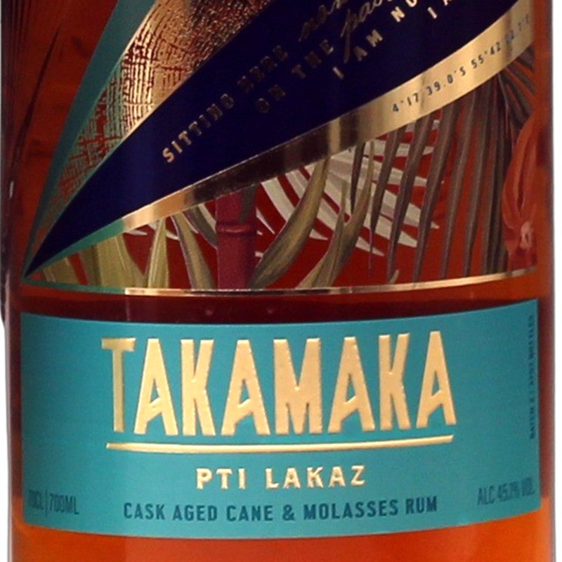 Takamaka St Andre PTI Lakaz Rum 0,7 L 45,1% vol