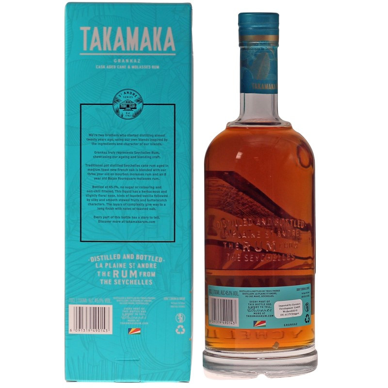 Takamaka St. Andre Grankaz Rum 0,7 L 45,1% vol