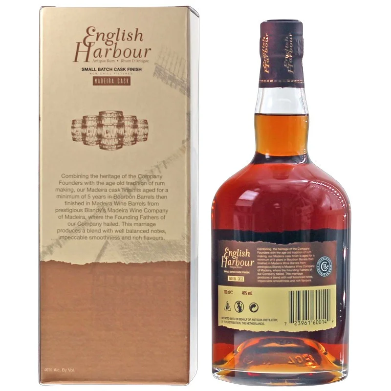 English Harbour Madeira Cask Finish Rum Batch 003 0,7 L 46 % vol English Harbour Madeira Cask Finish Rum Batch 003 0,7 L 46 % vol