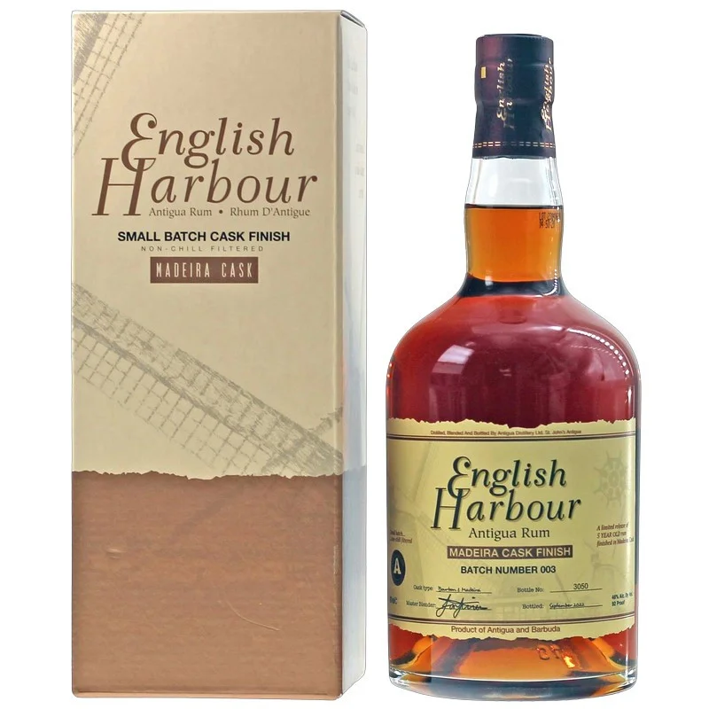English Harbour Madeira Cask Finish Rum Batch 003 0,7 L 46 % vol English Harbour Madeira Cask Finish Rum Batch 003 0,7 L 46 % vol