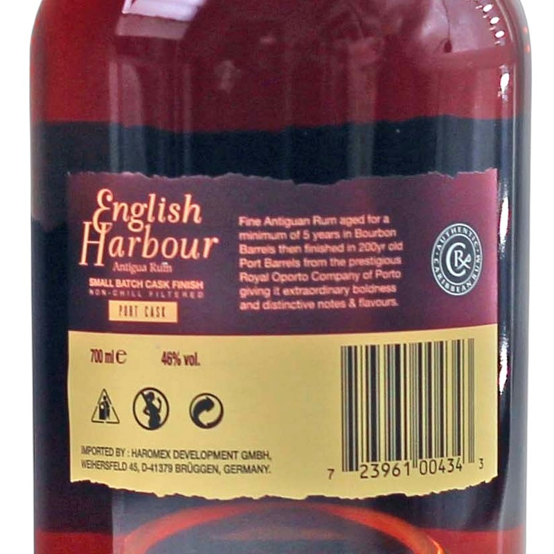 English Harbour Port Cask Finish Rum Batch 002 0,7 L 46% vol