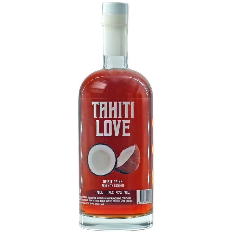 Tahiti Love Coconut (Spirituose auf Rumbasis) 0,7 L 40 % vol Tahiti Love Coconut (Spirituose auf Rumbasis) 0,7 L 40 % vol