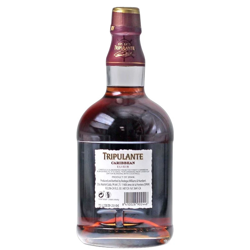 Tripulante Caribbean Elixir 34 % vol 0,7 L Rumlikör Tripulante Caribbean Elixir 34 % vol 0,7 L Rumlikör